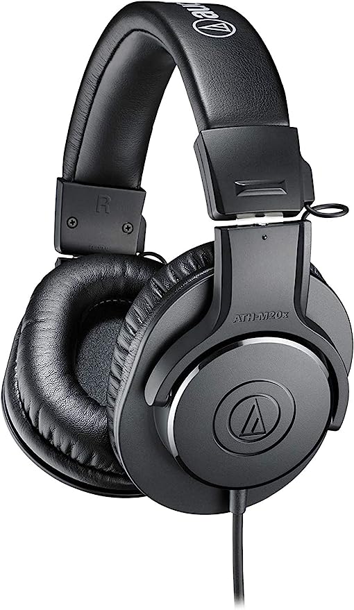 Audio-Technica ATH-M20X Professional Studio Monitor Headphones