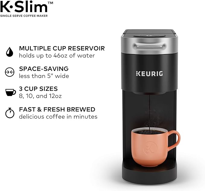 Keurig K- Slim Single Serve K-Cup Pod Coffee Maker