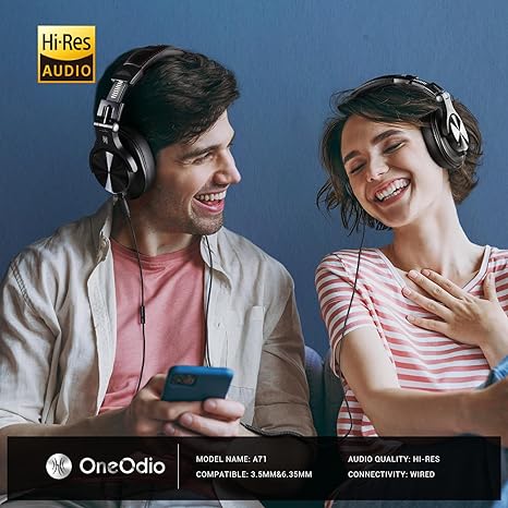 OneOdio A71 Hi-Res Studio Recording Headphones: