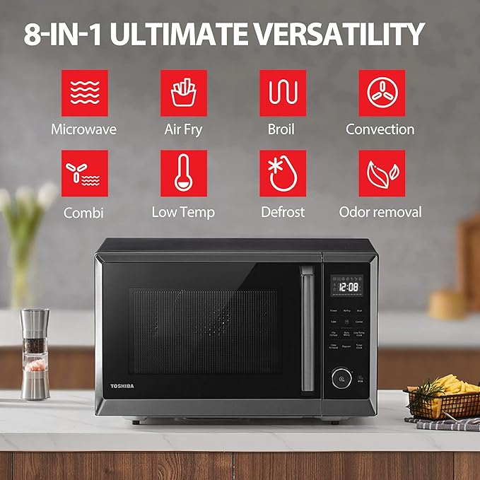 8-in-1 Countertop Microwave Oven