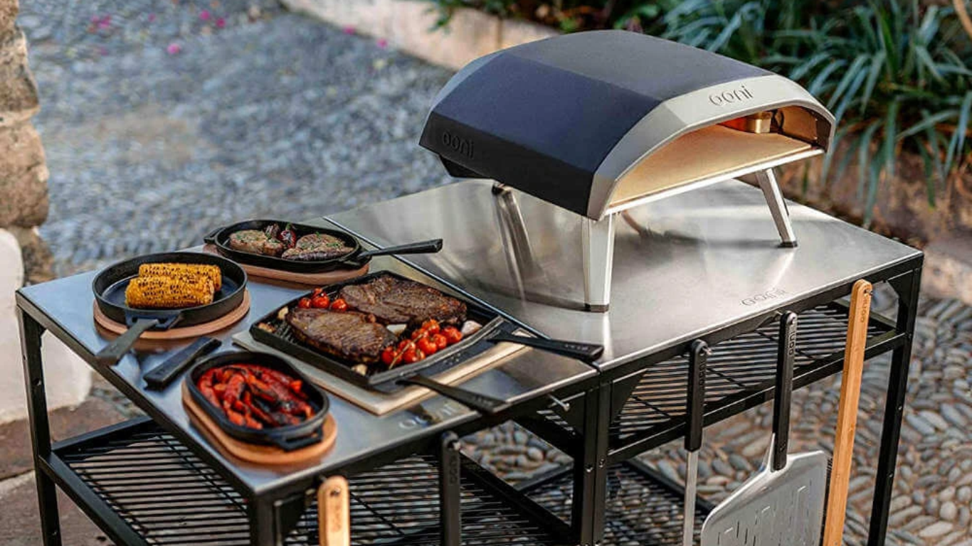 outdoor bbq grill tables