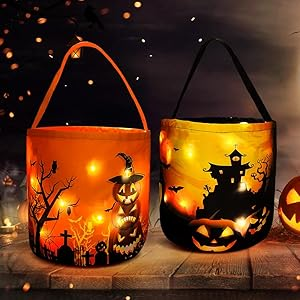 Decorative Halloween Buckets