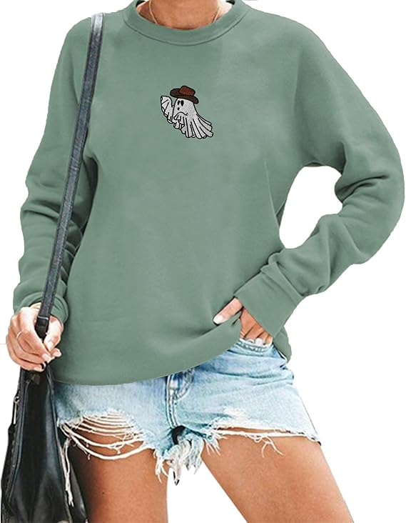 AIIWEIS Halloween Sweatshirt for Women - Top Halloween Pajamas, Hoodies, and More